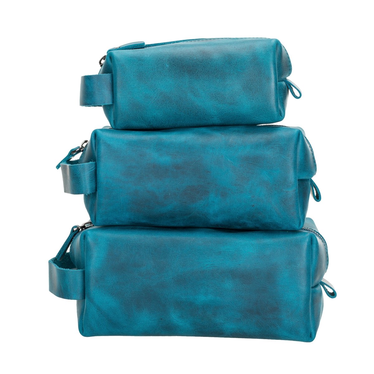 Bayelon Leather Traveler's Makeup and Toiletry Bag