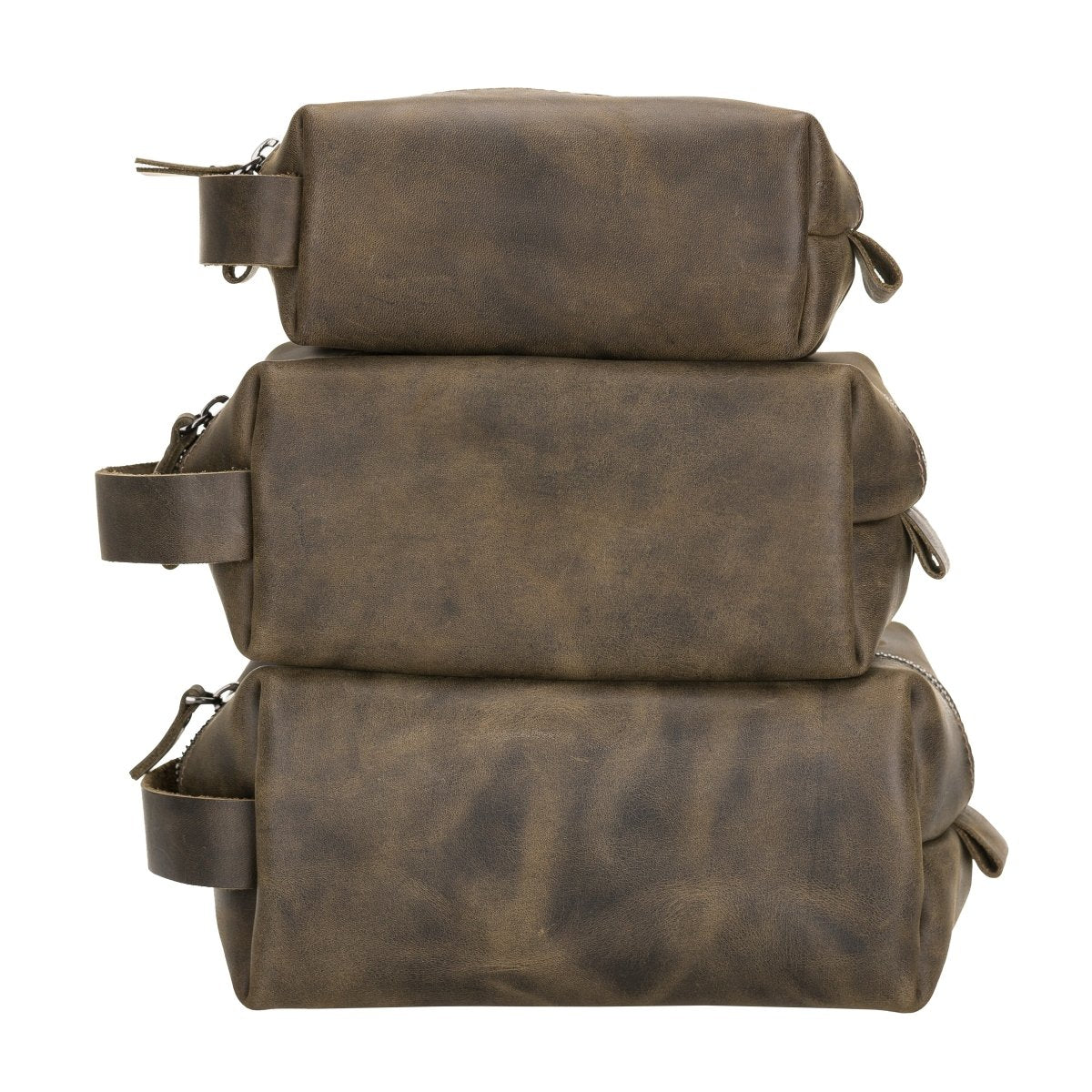 Bayelon Leather Traveler's Makeup and Toiletry Bag