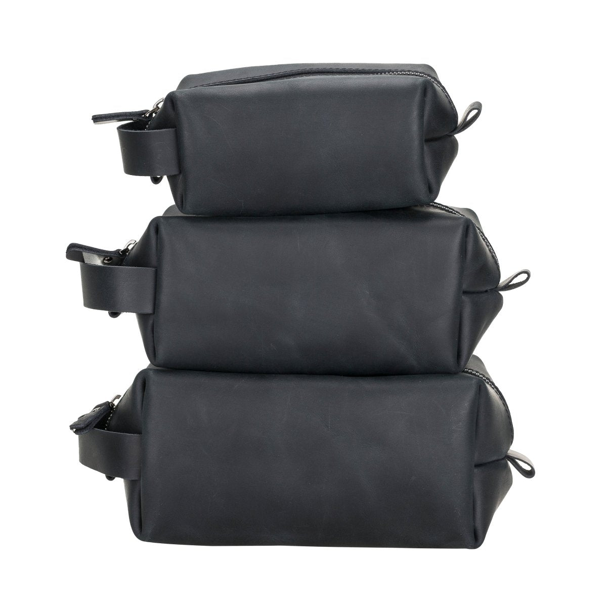 Bayelon Leather Traveler's Makeup and Toiletry Bag