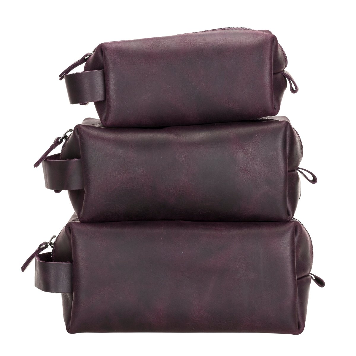 Bayelon Leather Traveler's Makeup and Toiletry Bag