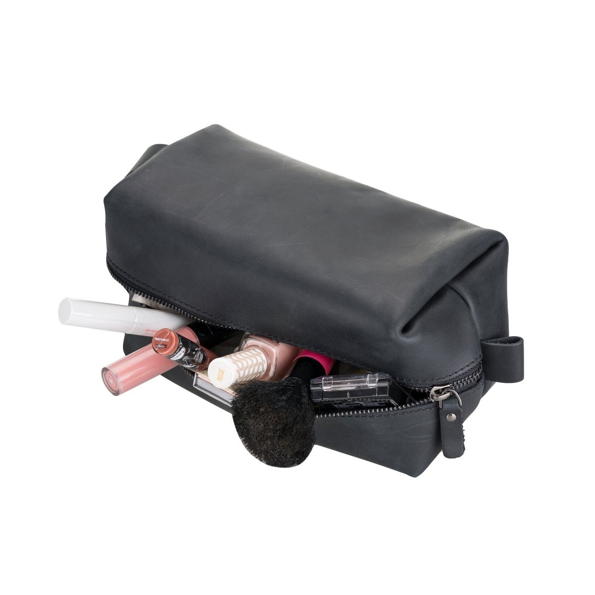 Bayelon Leather Traveler's Makeup and Toiletry Bag