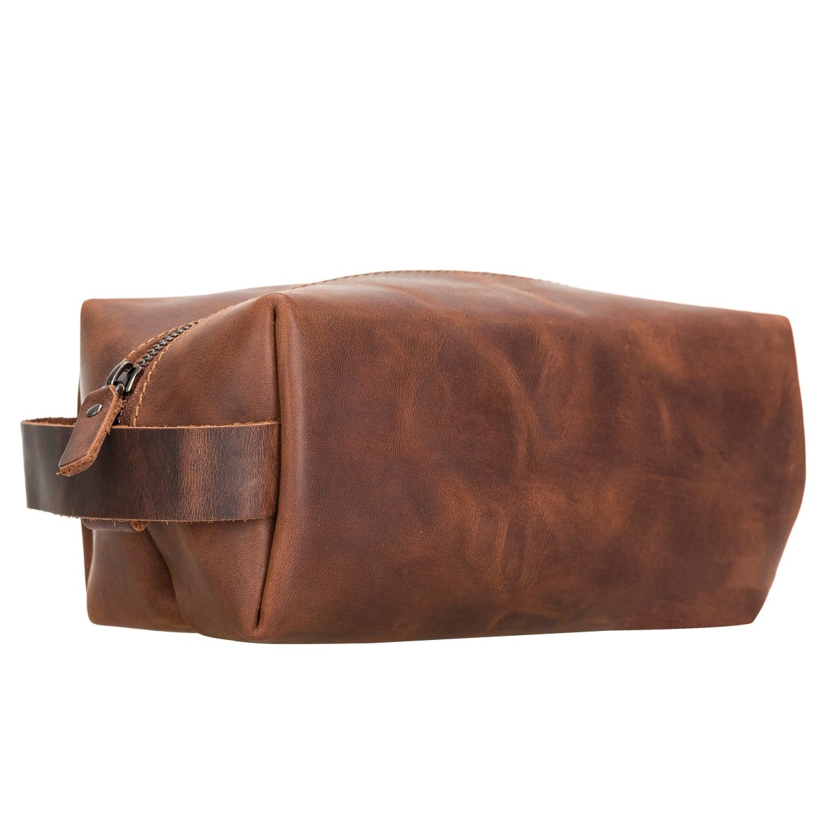 Bayelon Leather Traveler's Makeup and Toiletry Bag