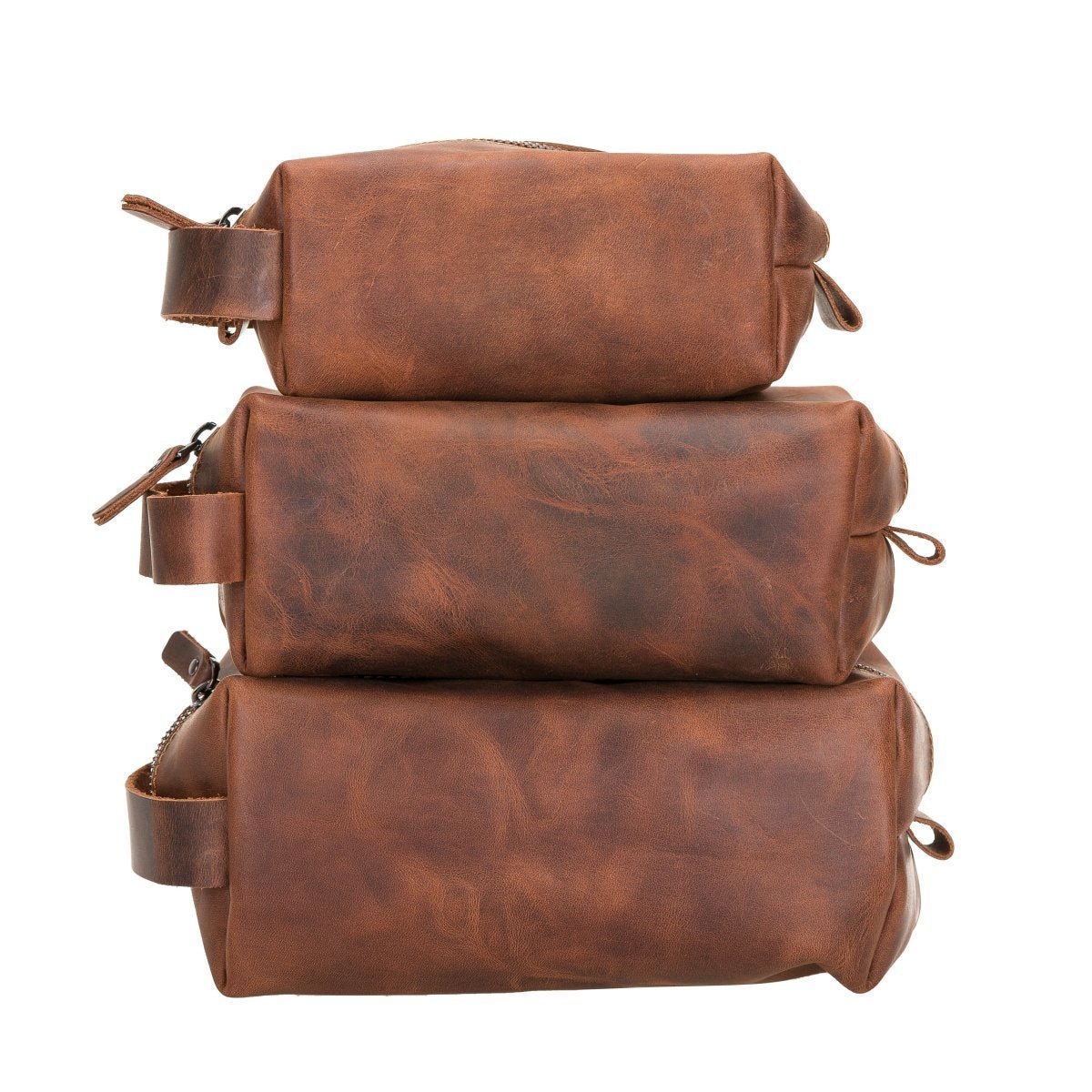 Bayelon Leather Traveler's Makeup and Toiletry Bag