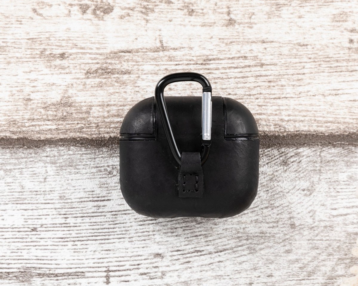 Bayelon Magnetic AirPods 3 Leather Case with Detachable Hook