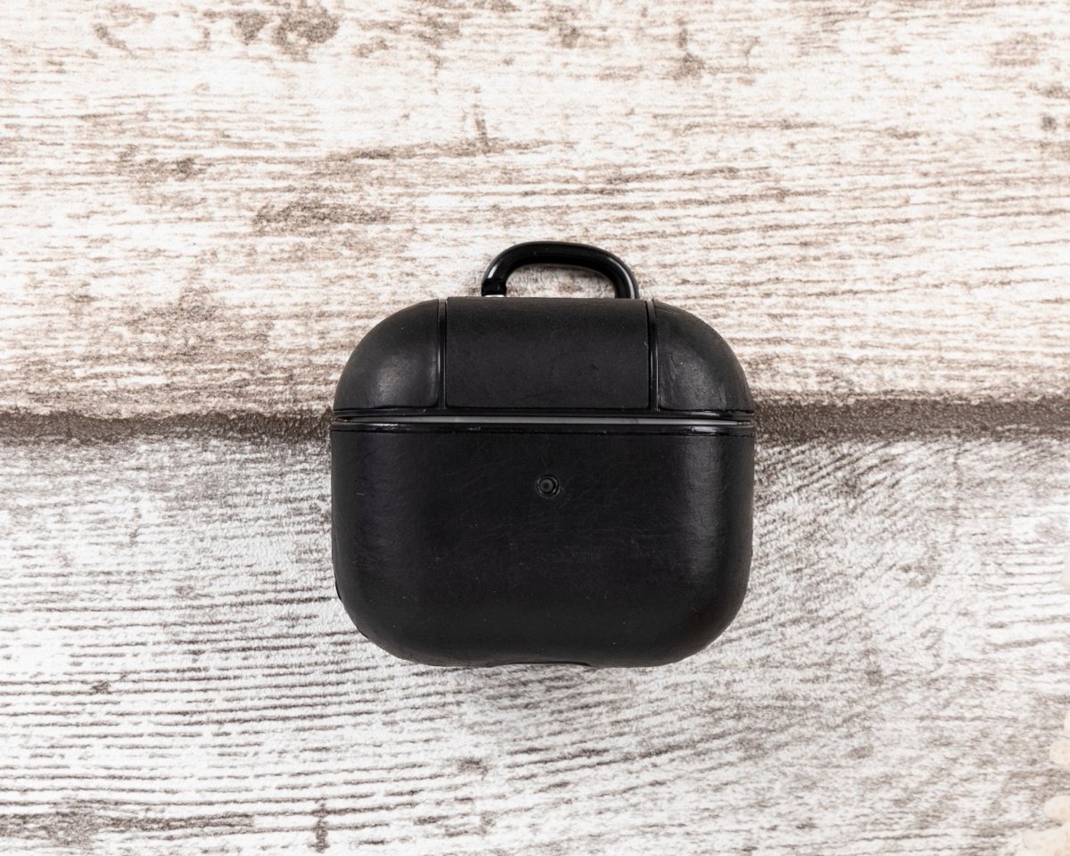Bayelon Magnetic AirPods 3 Leather Case with Detachable Hook