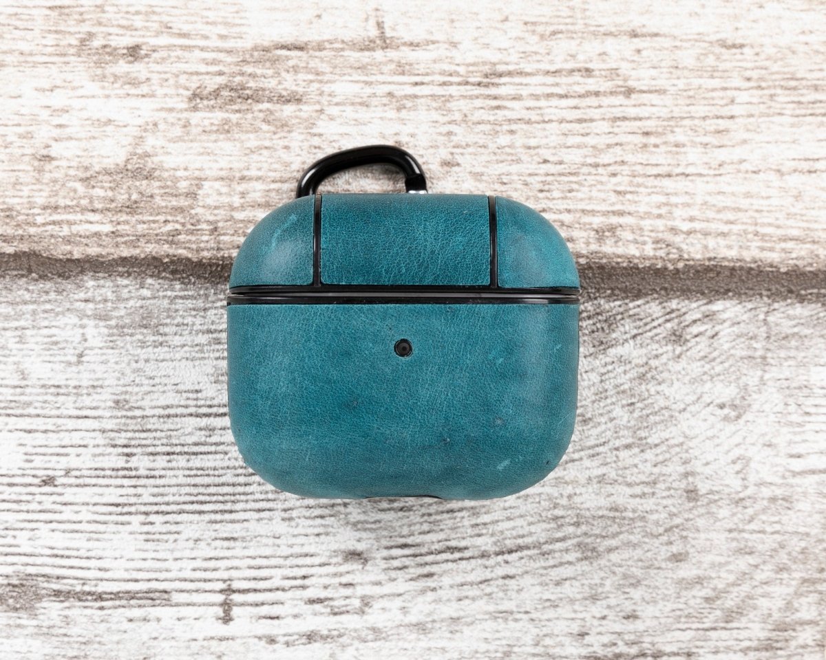 Bayelon Magnetic AirPods 3 Leather Case with Detachable Hook