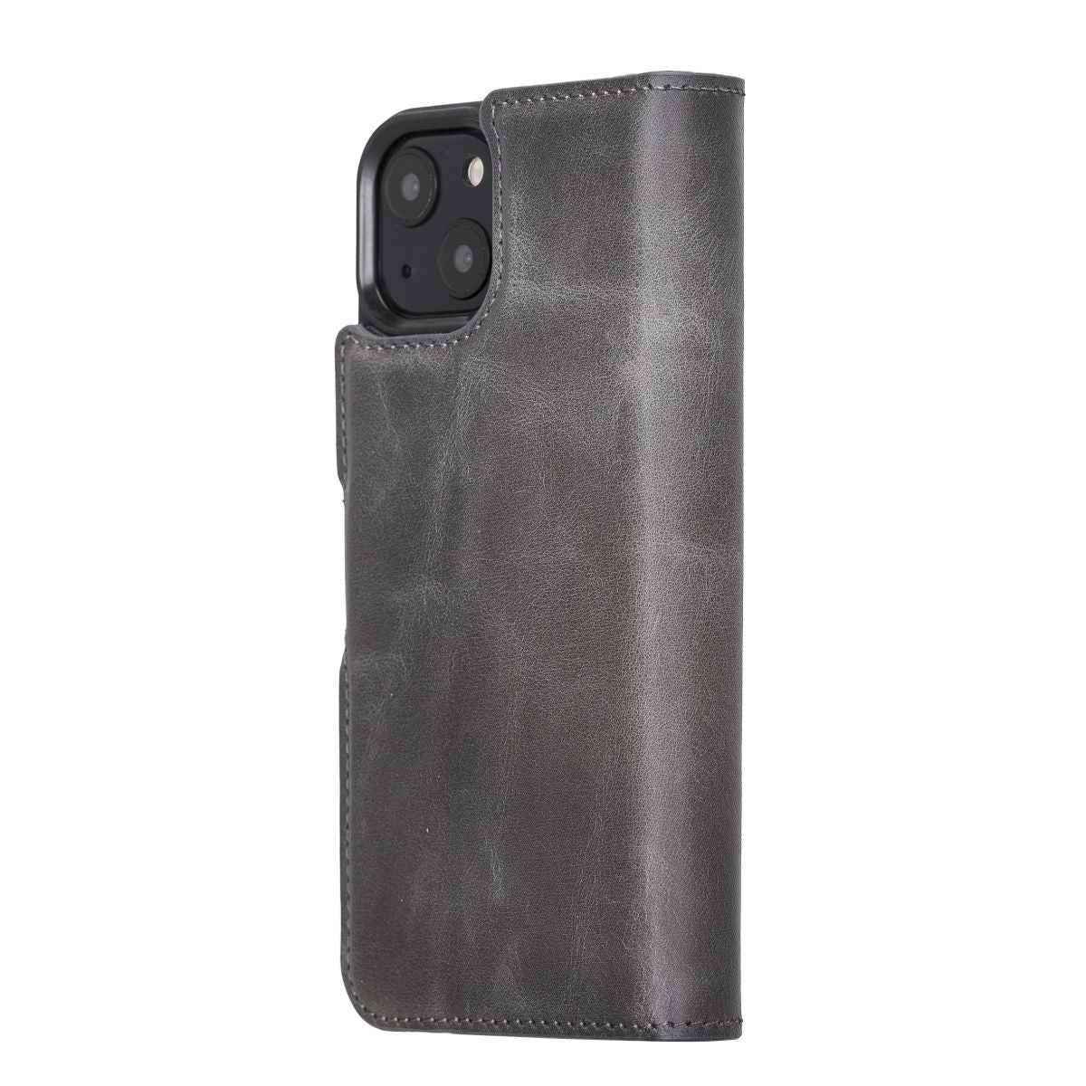 Bayelon Personalized iPhone 13 Leather Detachable Wallet Case with Kickstand