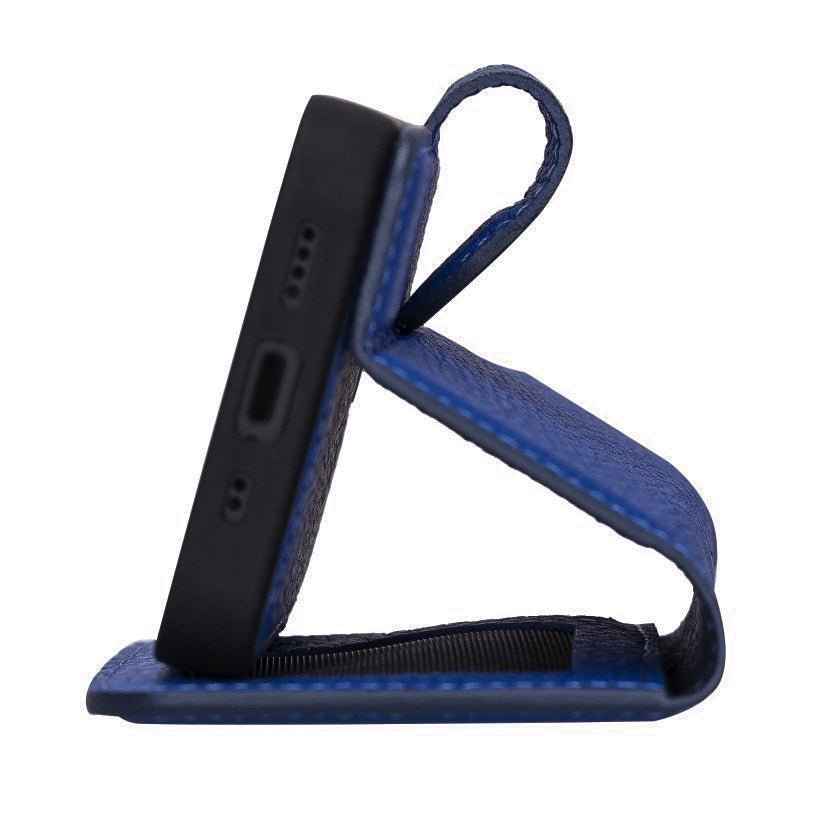 Bayelon Personalized iPhone 13 Leather Detachable Wallet Case with Kickstand