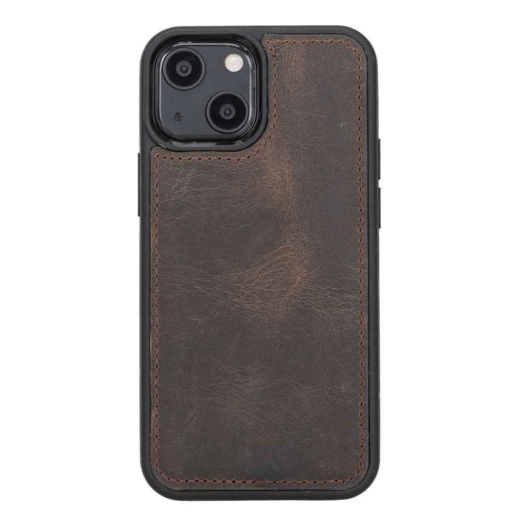 Bayelon Personalized iPhone 13 Mini Leather Detachable Wallet Case with Kickstand