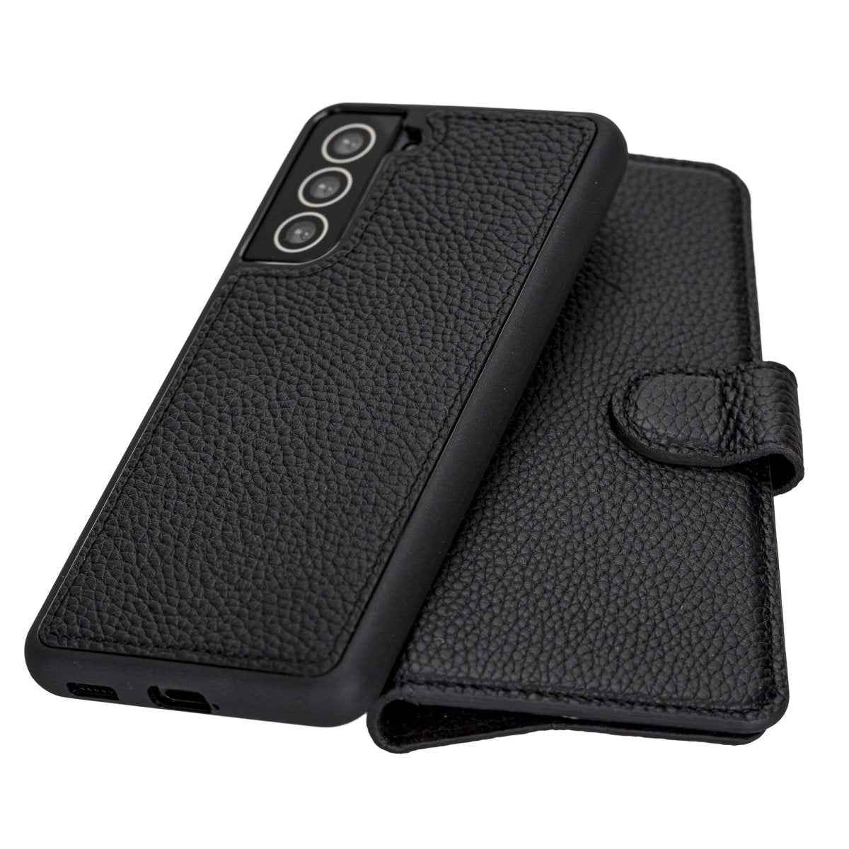 Bayelon Samsung Galaxy S21 Leather Detachable Wallet Case