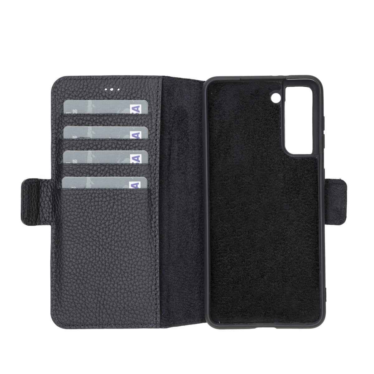 Bayelon Samsung Galaxy S21 Leather Flip Cover Wallet Case