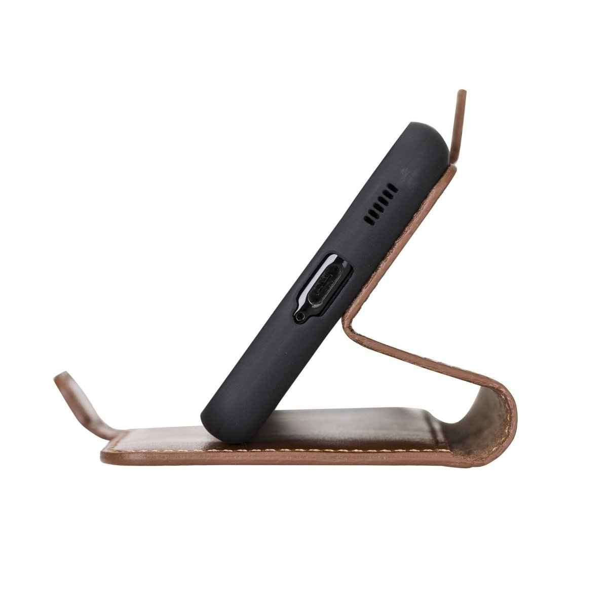 Bayelon Samsung Galaxy S21 Leather Flip Cover Wallet Case