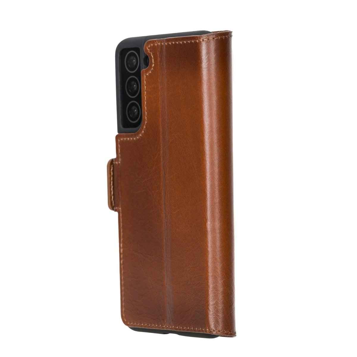 Bayelon Samsung Galaxy S21 Leather Flip Cover Wallet Case