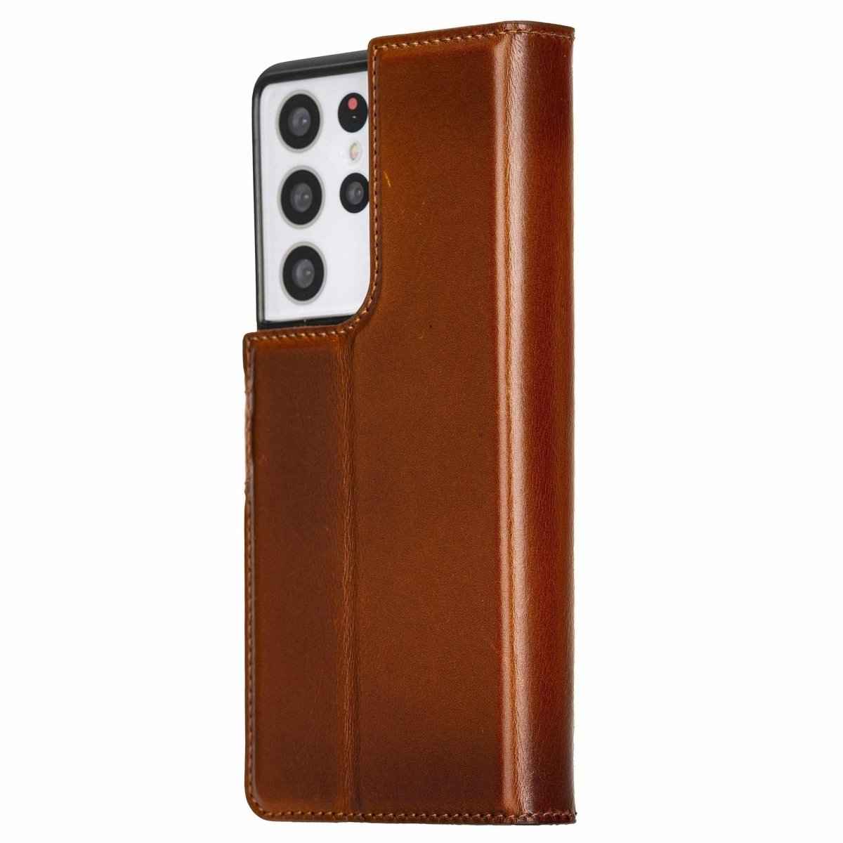 Bayelon Samsung Galaxy S21 Ultra Leather Detachable Wallet Case