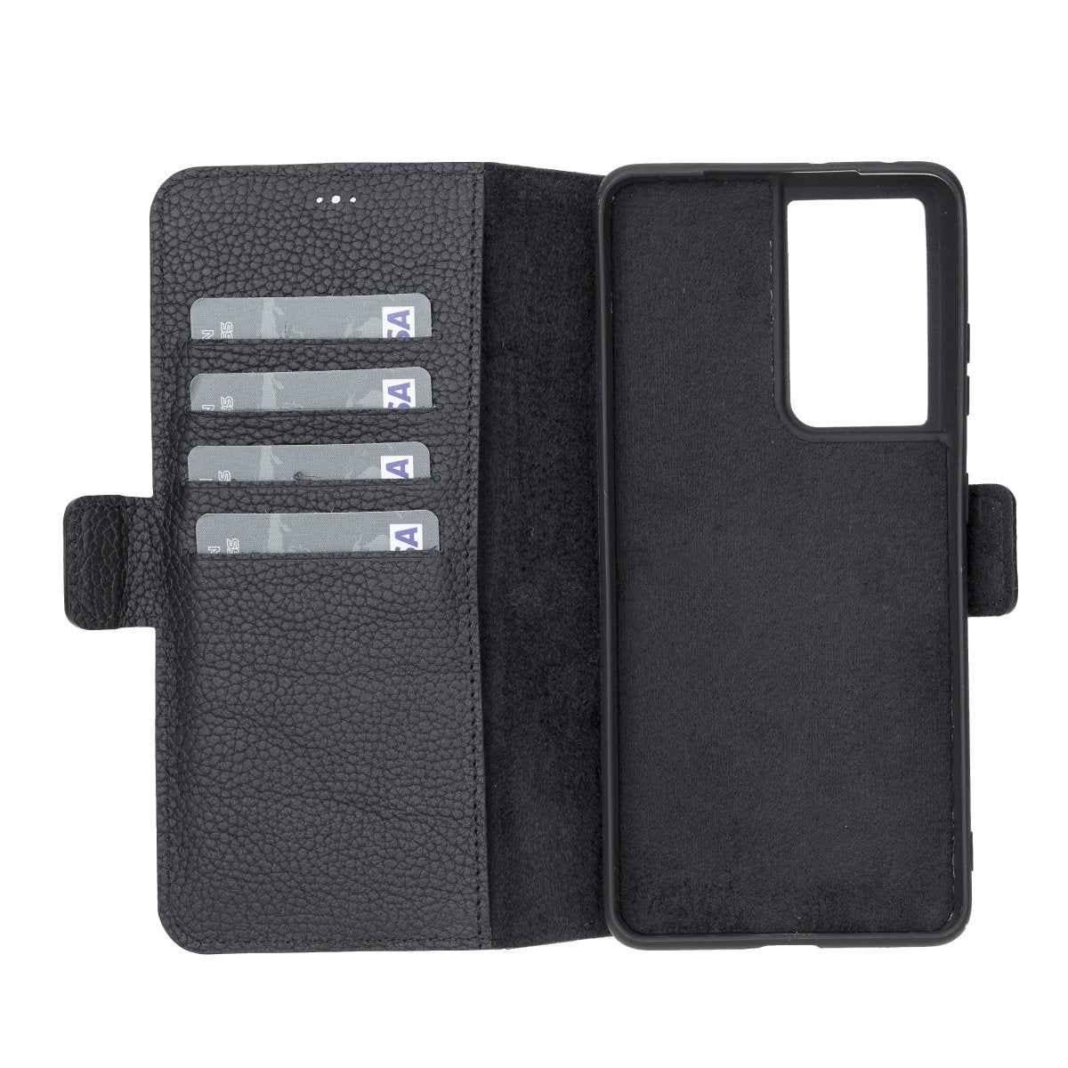 Bayelon Samsung Galaxy S21 Ultra Leather Flip Cover Wallet Case