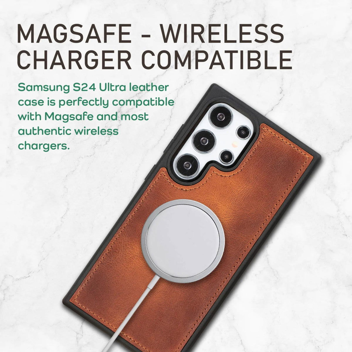 Bayelon Samsung Galaxy S24 Ultra Snap-On Case