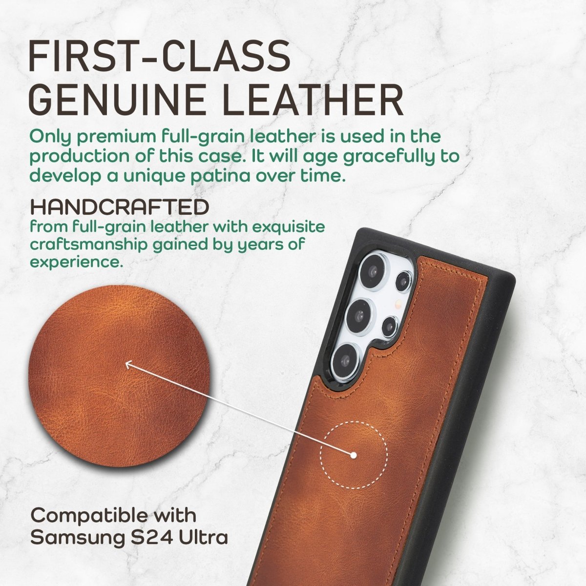 Bayelon Samsung Galaxy S24 Ultra Snap-On Case