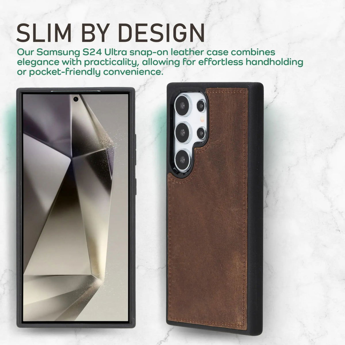 Bayelon Samsung Galaxy S24 Ultra Snap-On Case