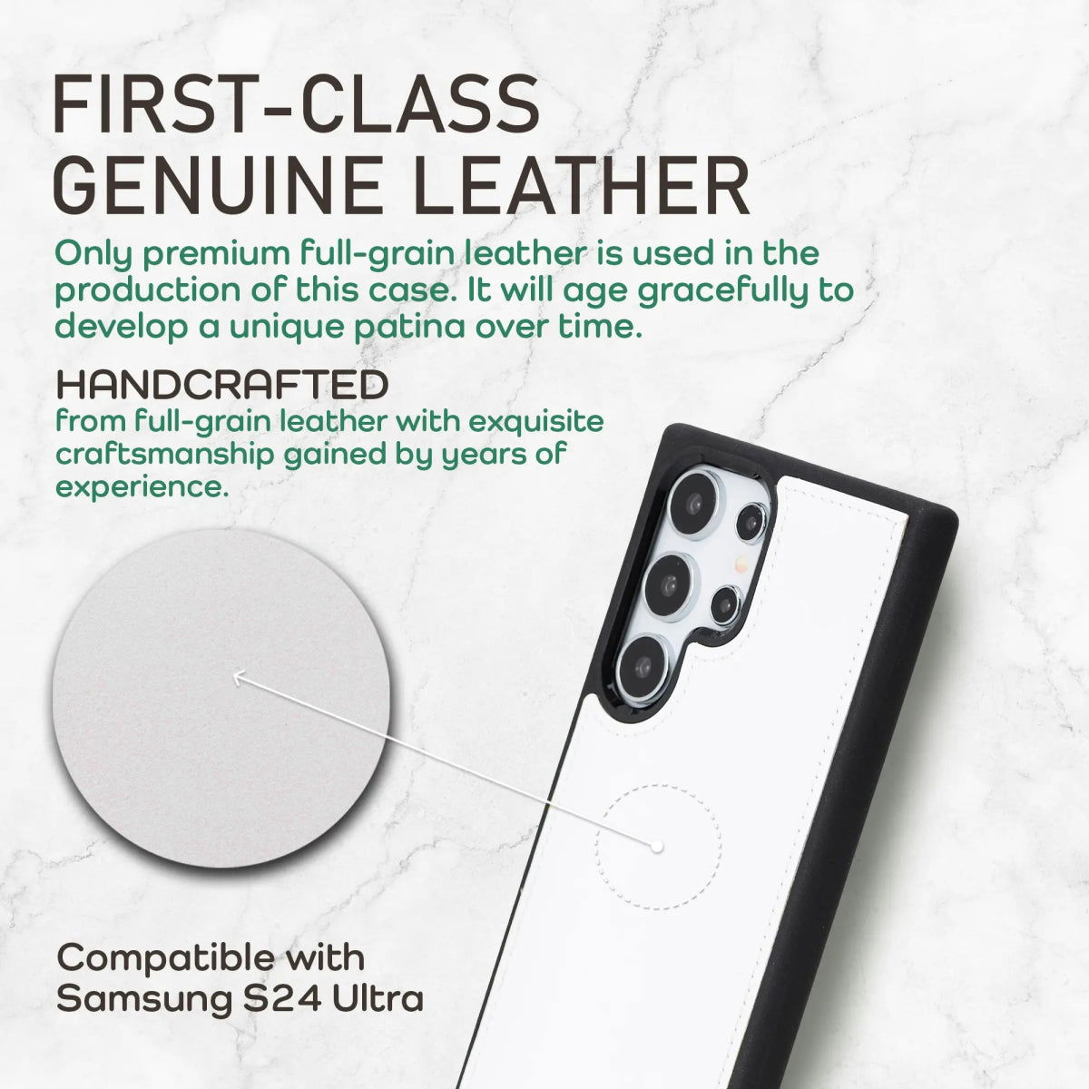 Bayelon Samsung Galaxy S24 Ultra Snap-On Case