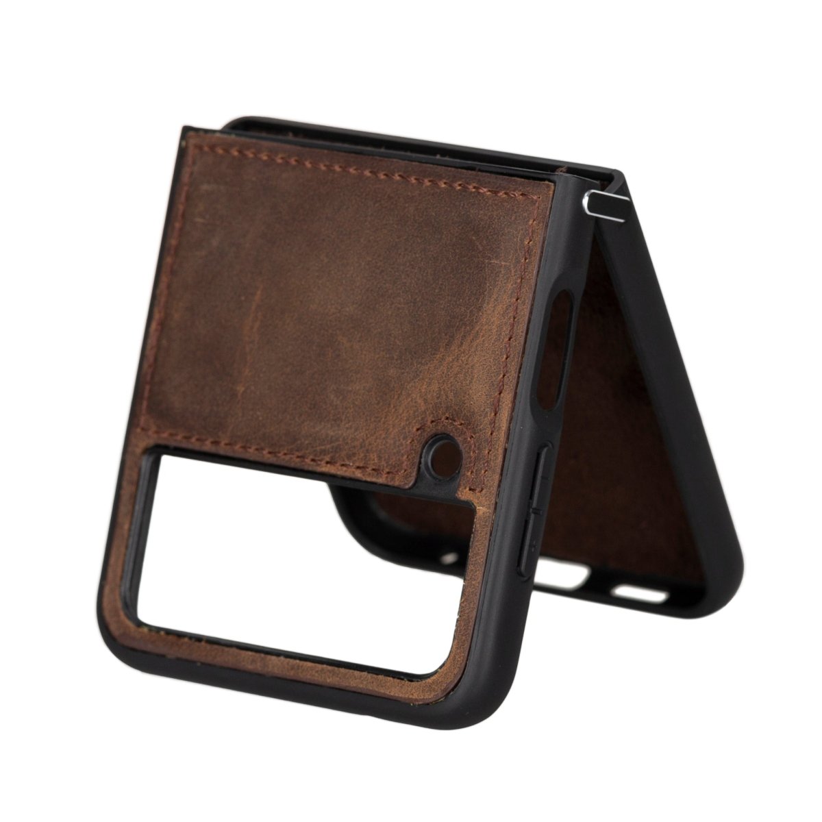 Bayelon Samsung Galaxy Z Flip 4 Leather Case