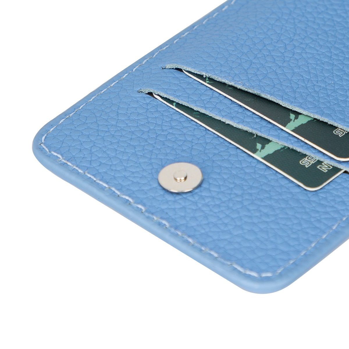 Bayelon Shoulder Strap Leather Wallet Case Compatible up to 6.9"