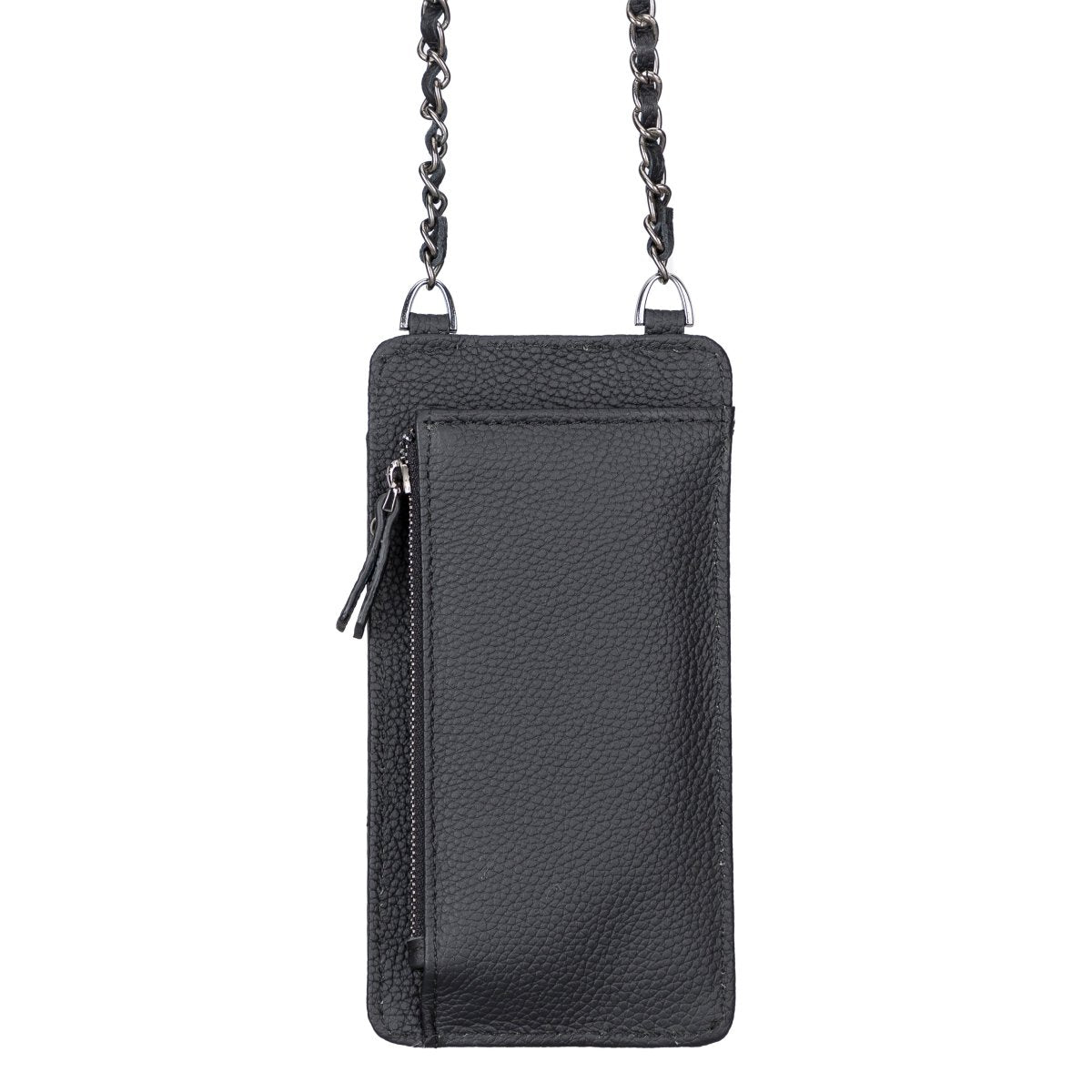 Bayelon Shoulder Strap Leather Wallet Case Compatible up to 6.9"