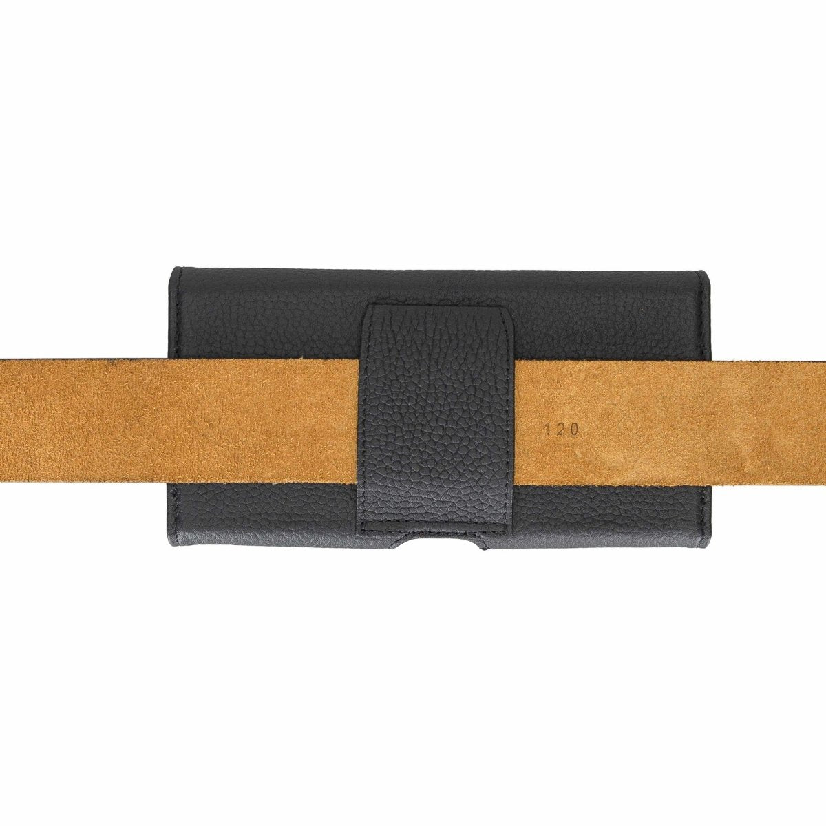Bayelon Universal Leather Belt Holster Case for the Cell Phones with the Screen Sizes up to 6.2"