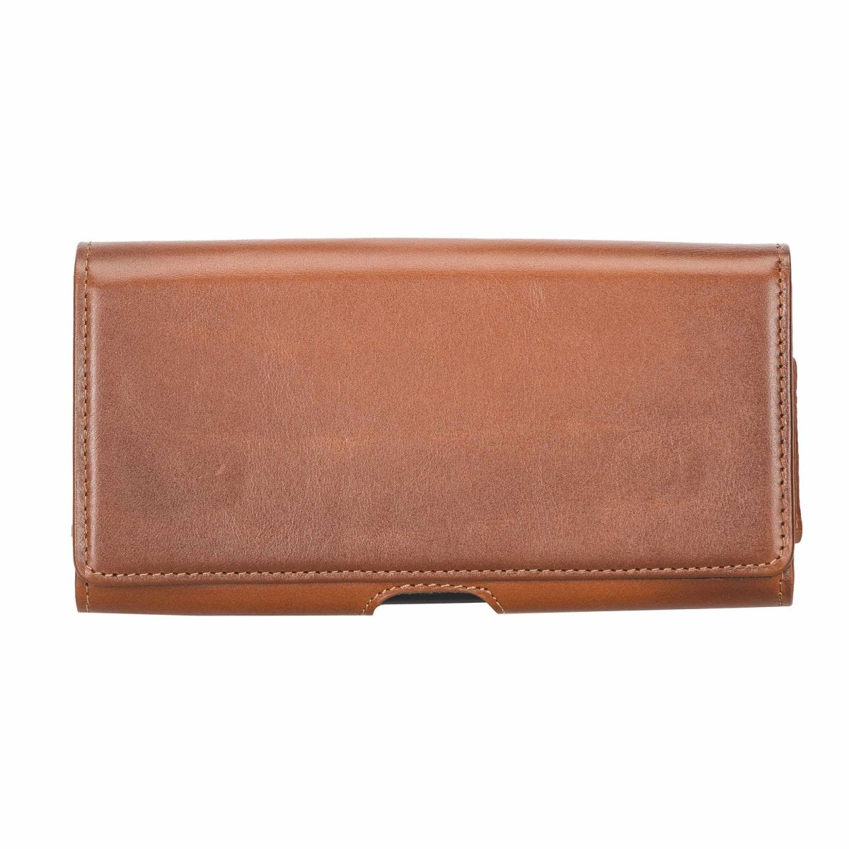 Bayelon Universal Leather Belt Holster Case for the Cell Phones with the Screen Sizes up to 6.2"