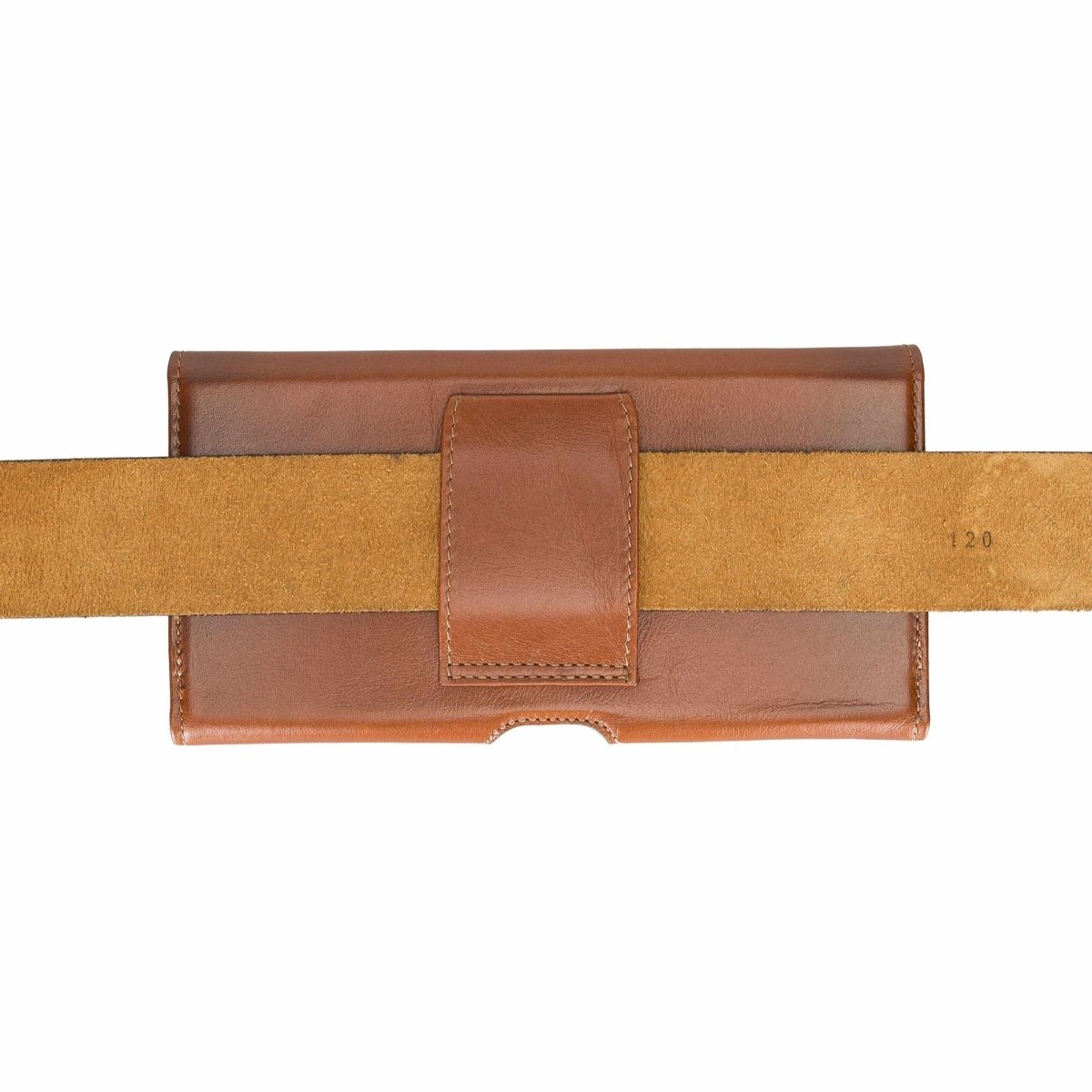 Bayelon Universal Leather Belt Holster Case for the Cell Phones with the Screen Sizes up to 6.2"