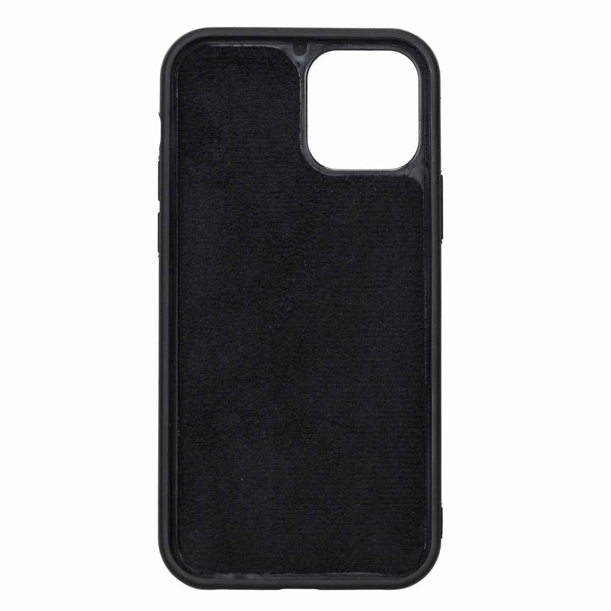 Bayelon iPhone 12-12 Pro Zipper Full Grain Leather Wallet Case Purse with Holster
