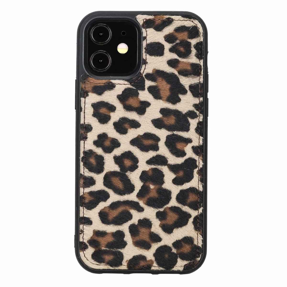Bayelon iPhone 12-12 Pro Zipper Full Grain Leather Wallet Case Purse with Holster