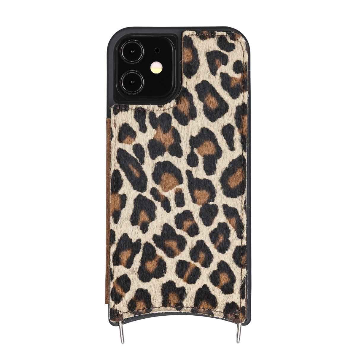 Bayelon iPhone 12/ 12 Pro Crossbody Leather Phone Case