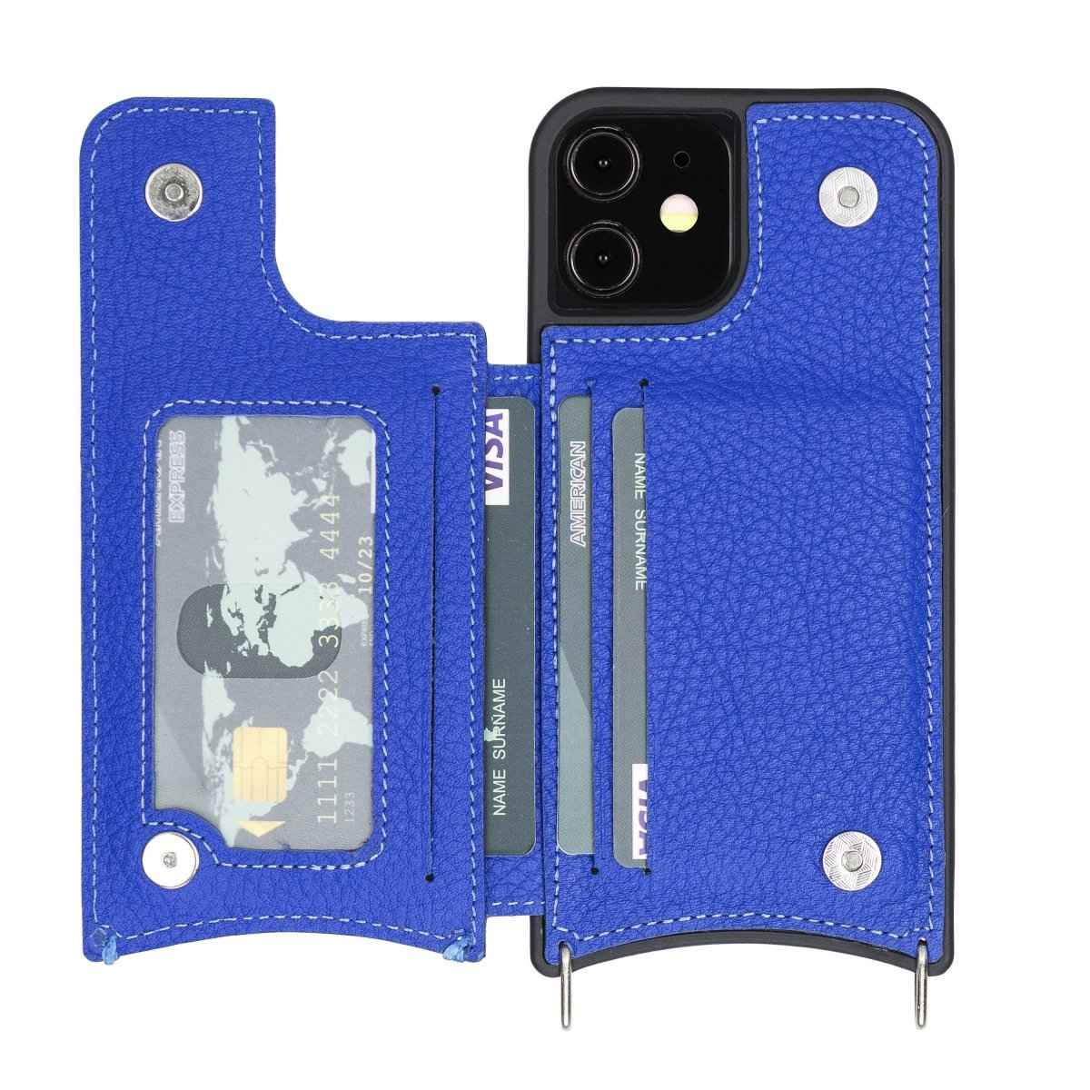 Bayelon iPhone 12/ 12 Pro Crossbody Leather Phone Case