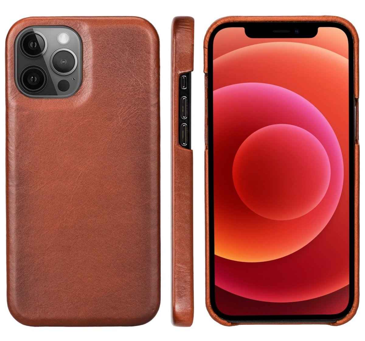 Bayelon iPhone 12 Pro Max 360° Slim Case Rustic Tan