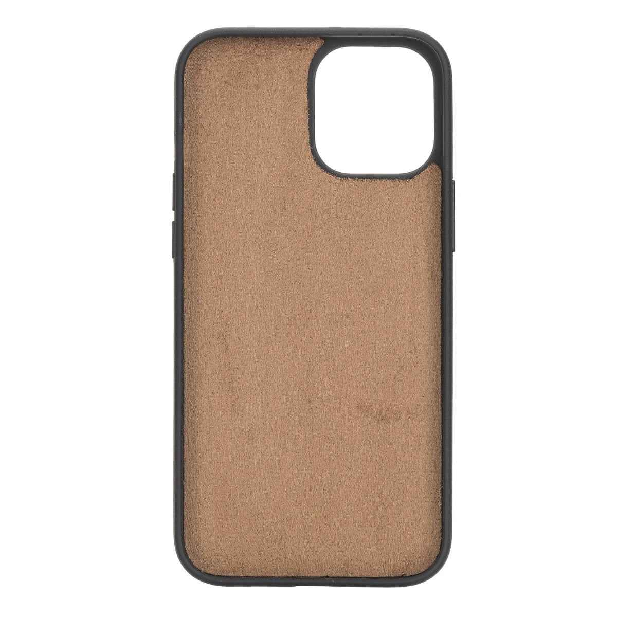 Bayelon iPhone 12 Pro Max 6.7" Leather Snap-on Back Cover