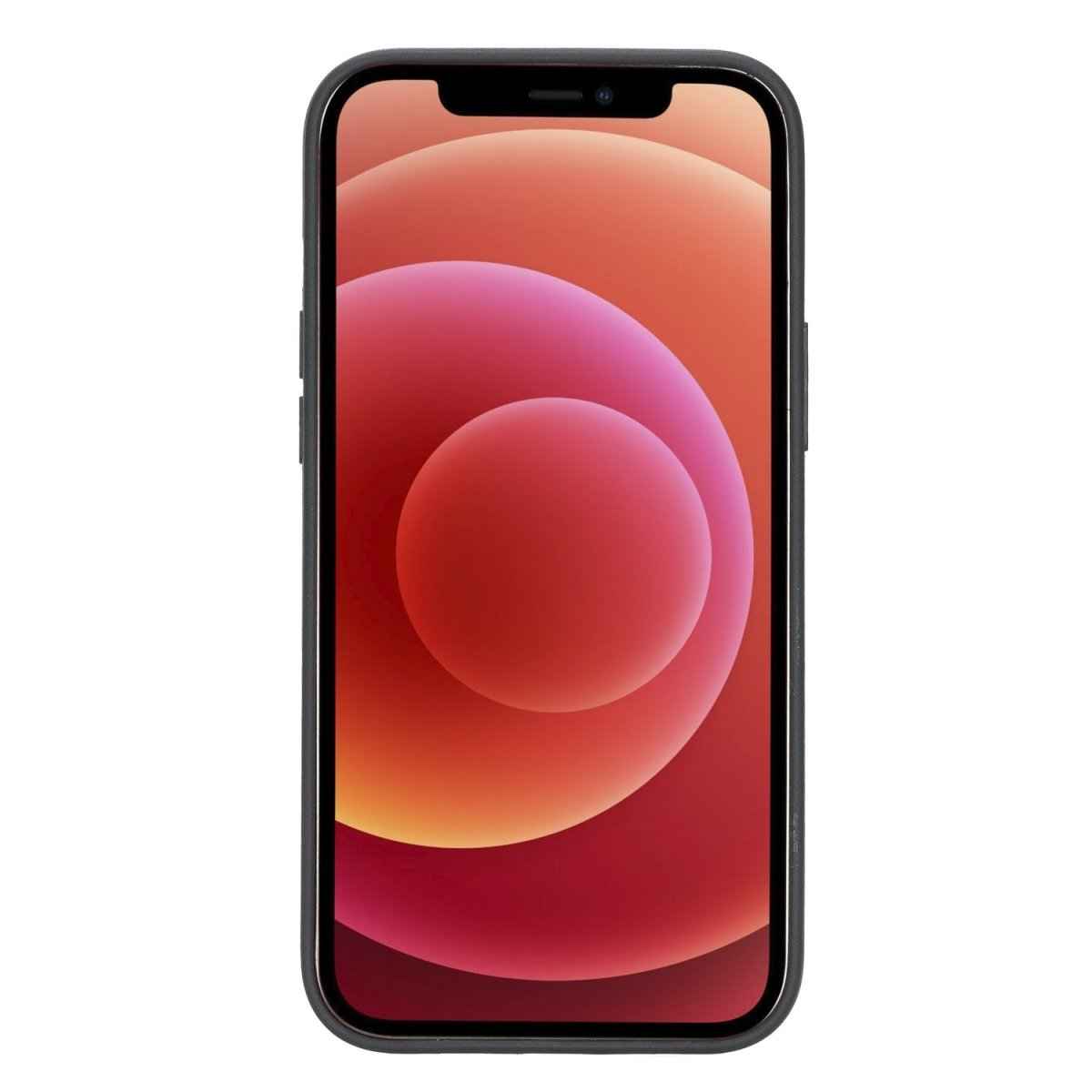 Bayelon iPhone 12 Pro Max 6.7" Leather Snap-on Back Cover