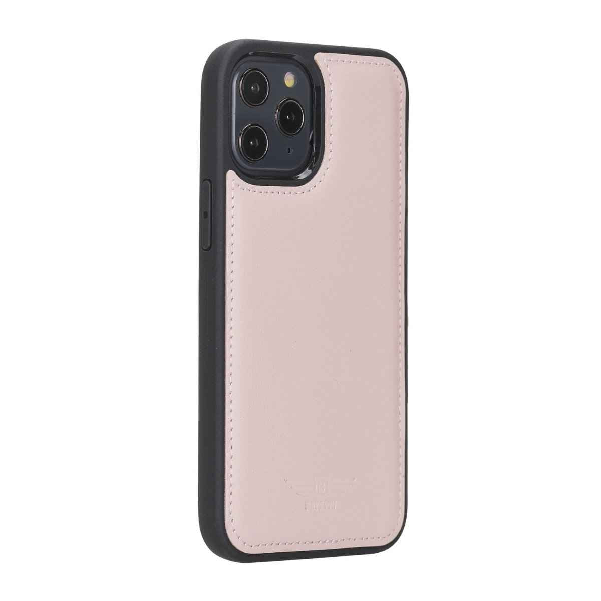Bayelon iPhone 12 Pro Max 6.7" Leather Snap-on Back Cover