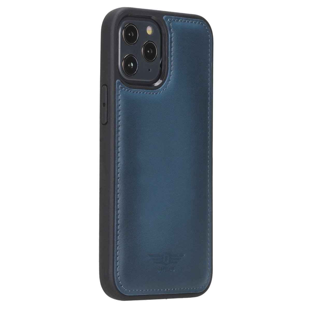 Bayelon iPhone 12 Pro Max 6.7" Leather Snap-on Back Cover