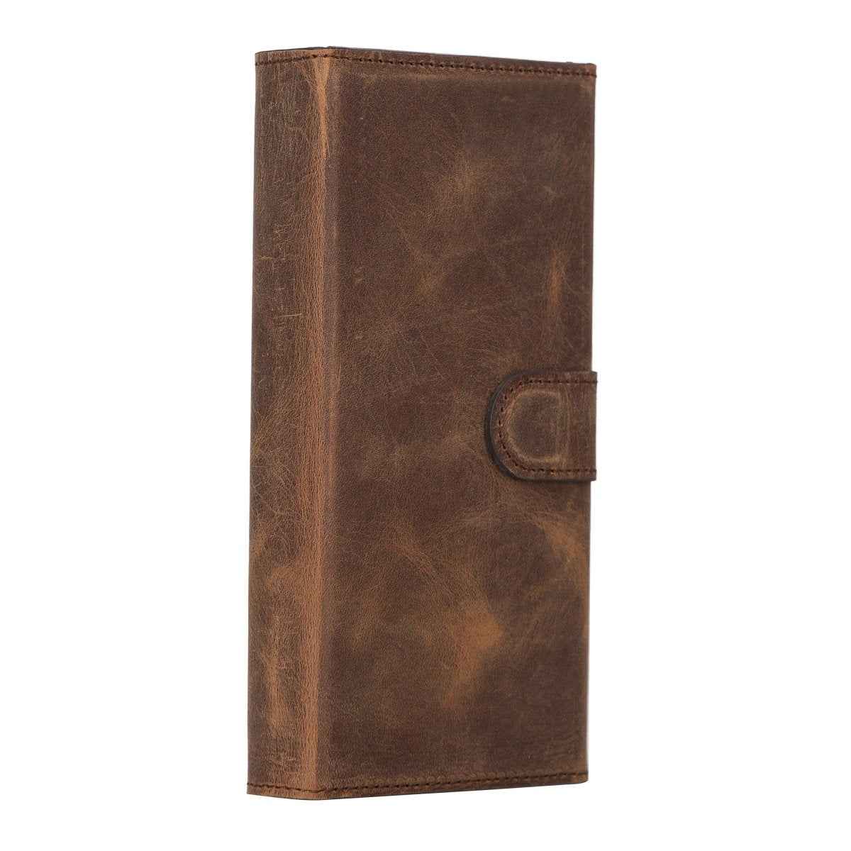 Bayelon iPhone 12 Pro Max Trifold Leather Wallet Case