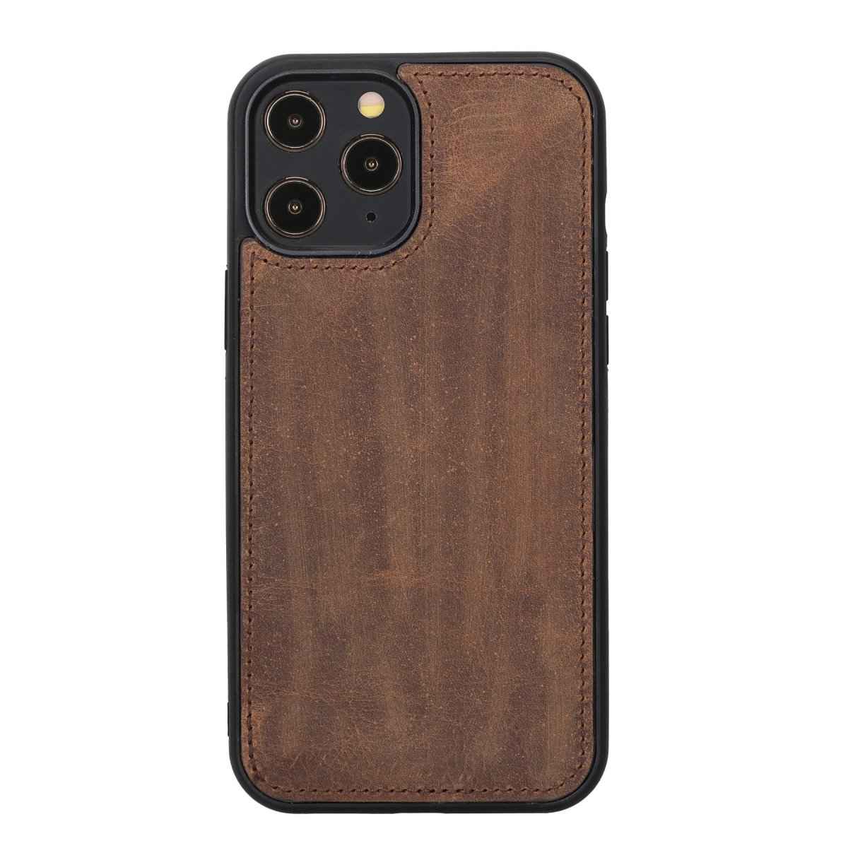 Bayelon iPhone 12 Pro Max Trifold Leather Wallet Case