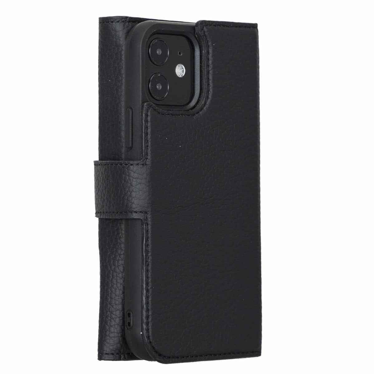 Bayelon iPhone 12 and 12 Pro Trifold Leather Wallet Case