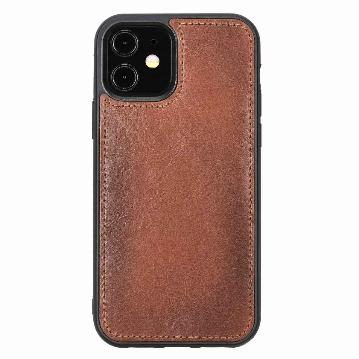 Bayelon iPhone 12 and 12 Pro Trifold Leather Wallet Case