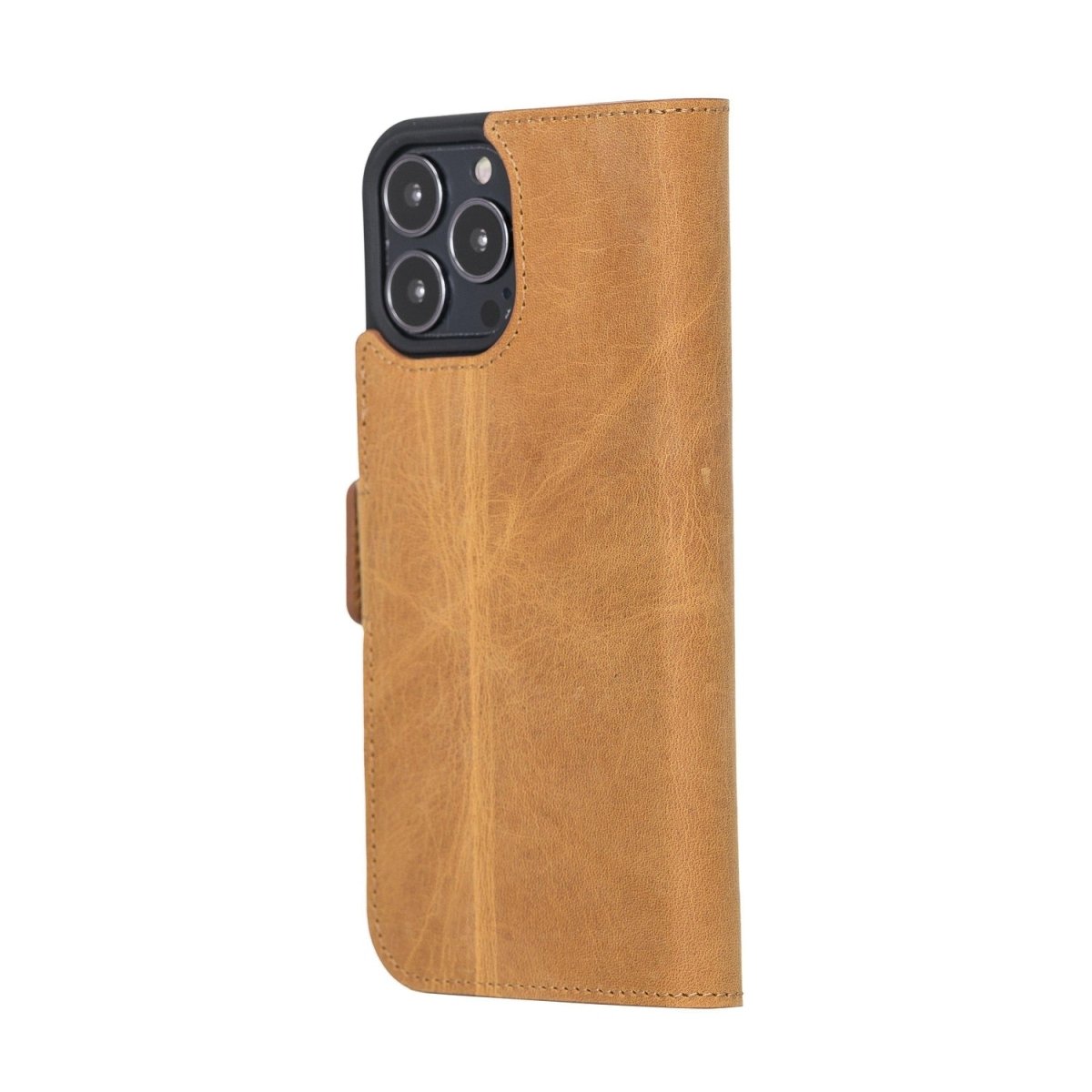Bayelon iPhone 13 Pro Max Leather Flip Cover Wallet Case with Kickstand