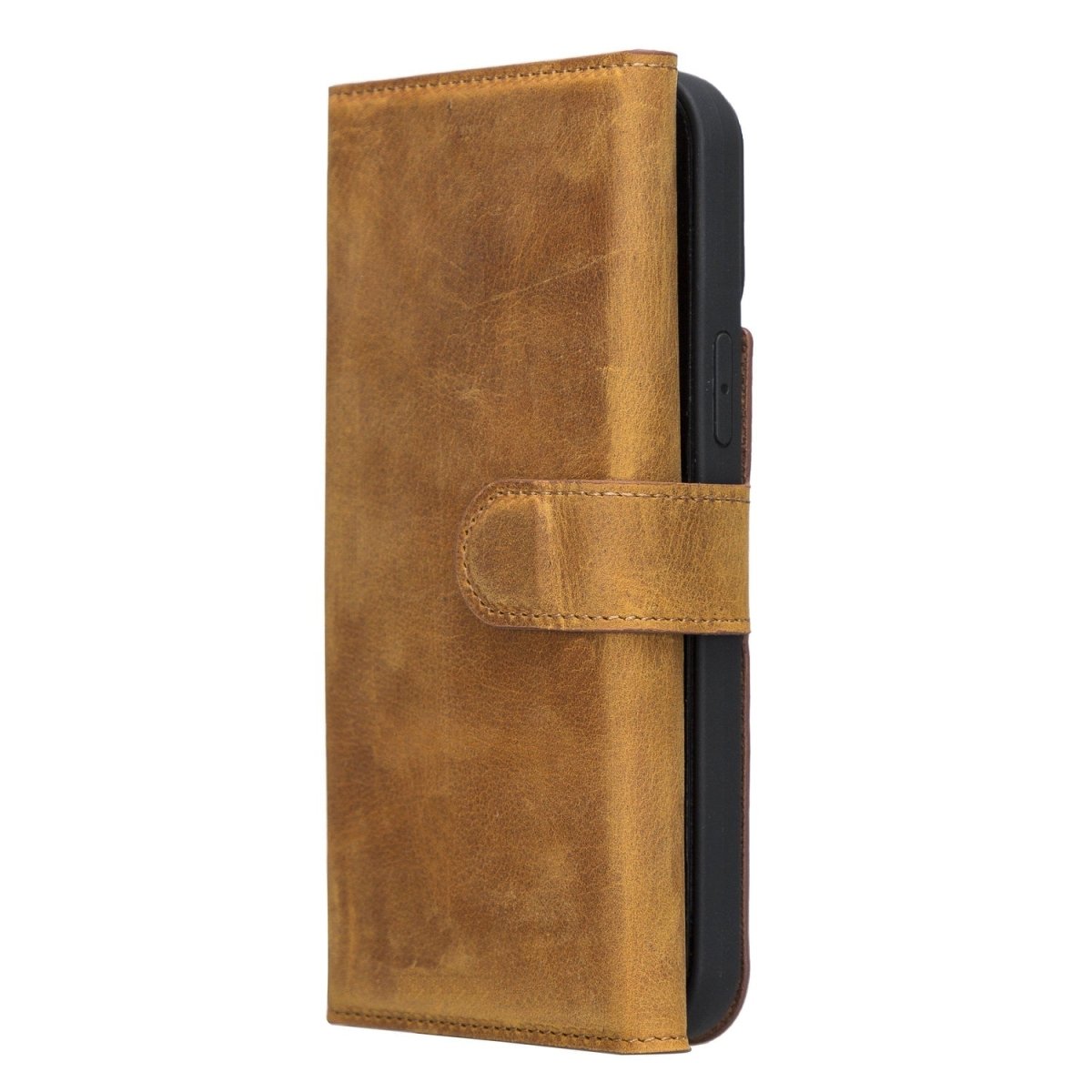 Bayelon iPhone 13 Pro Max Trifold Leather Wallet Case