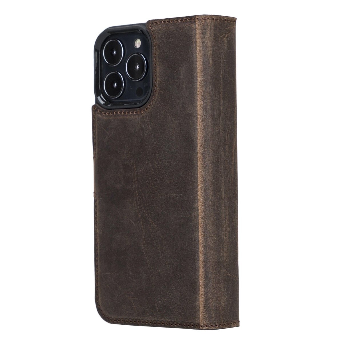 Bayelon iPhone 13 Pro Max Trifold Leather Wallet Case