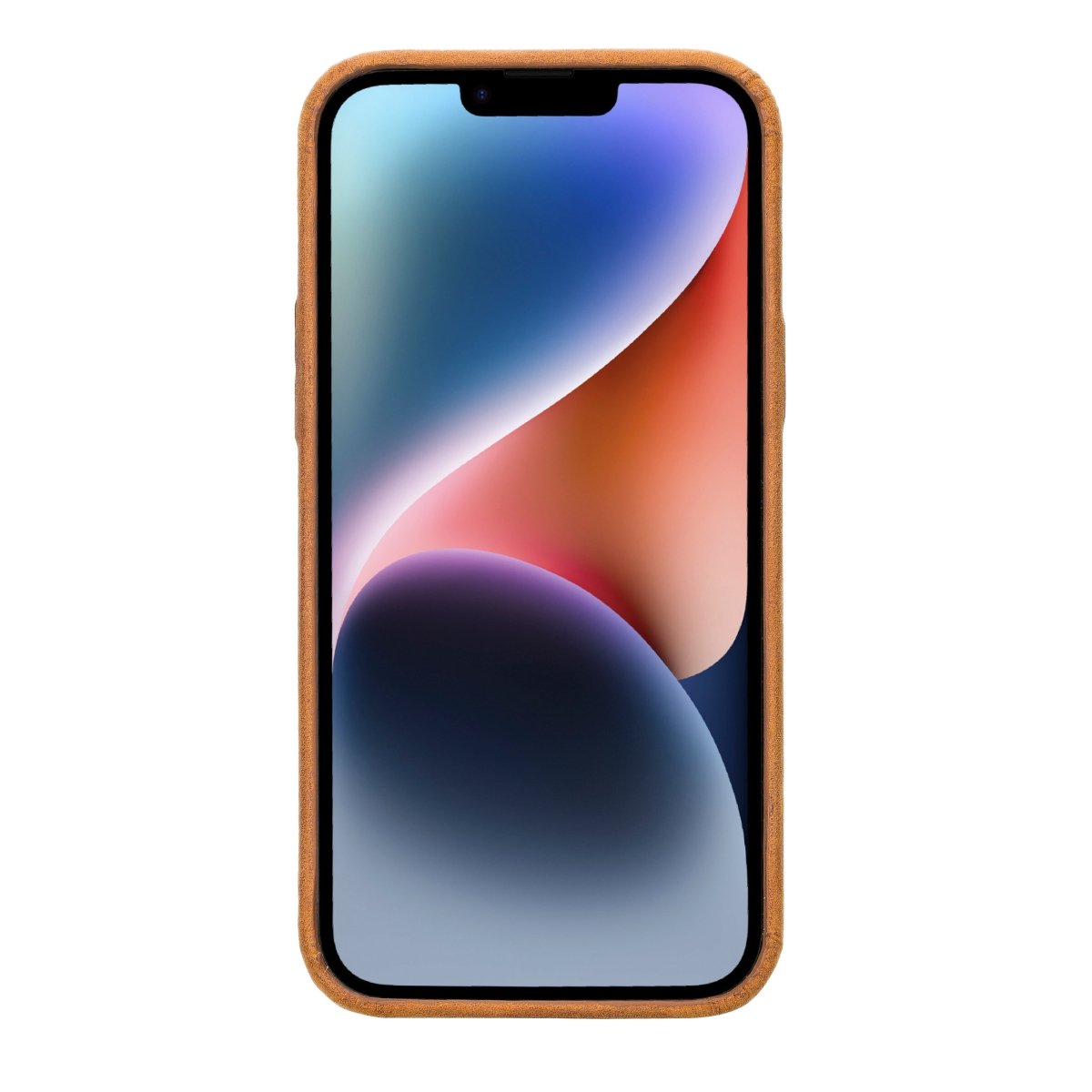 Bayelon iPhone 14 Plus Full Grain Leather Full Cover Case