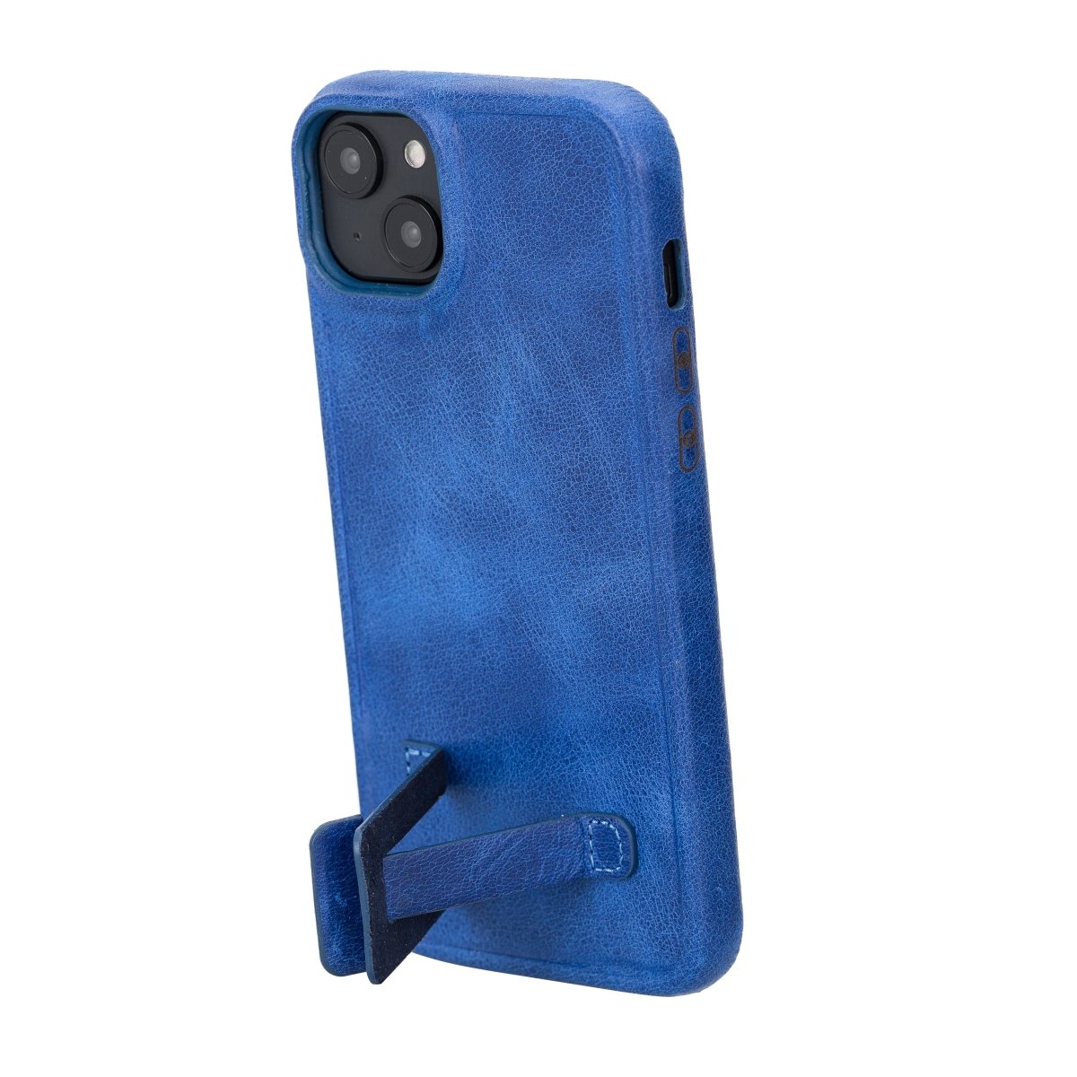 Bayelon iPhone 14 Plus Full Grain Leather Full Cover Case