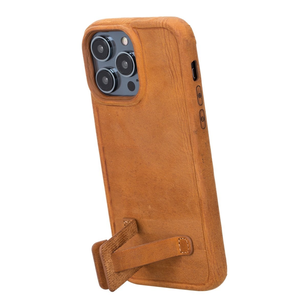 Bayelon iPhone 14 Pro Max Full Grain Leather Case