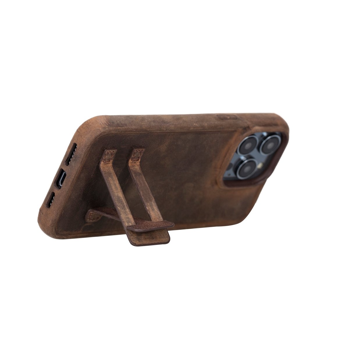 Bayelon iPhone 14 Pro Max Full Grain Leather Case