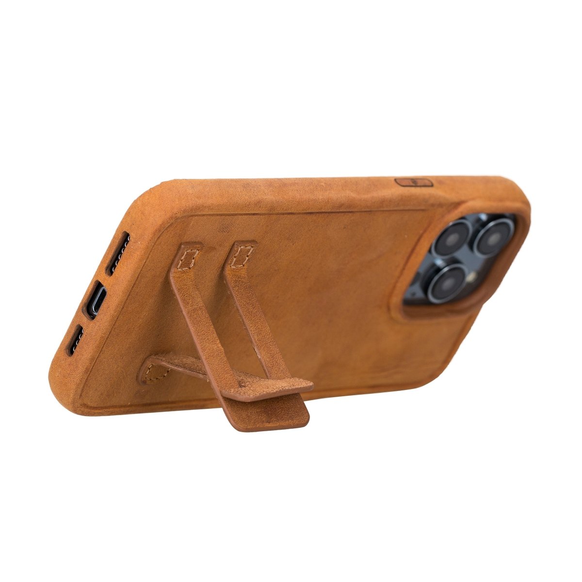 Bayelon iPhone 14 Pro Max Full Grain Leather Case